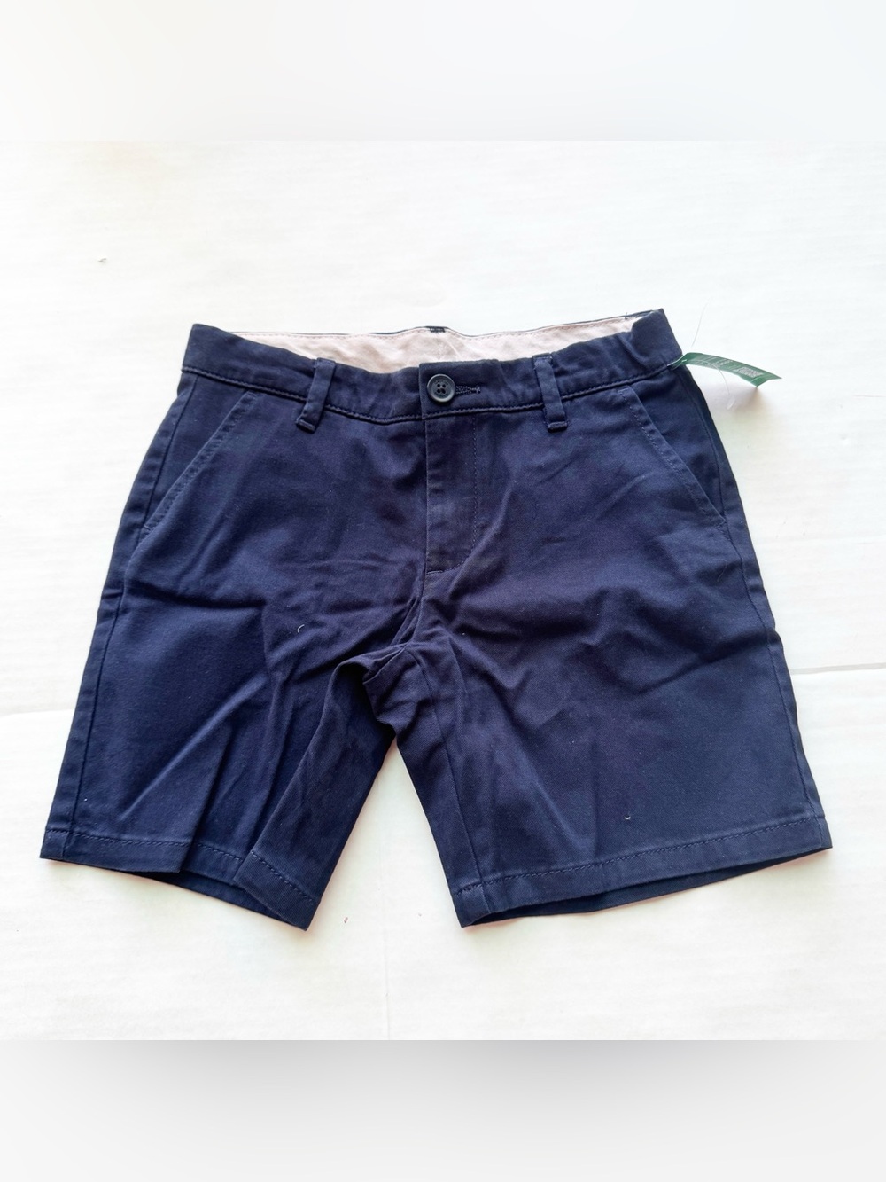 Gap Boys New Classic Navy Blue Chino
Shorts Organic Cotton Blend NWT